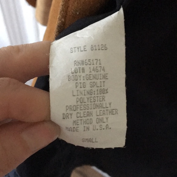 Leather fringed jacket - Picture 3 of 4